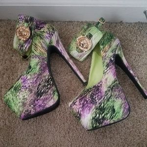 Multi colored Heels